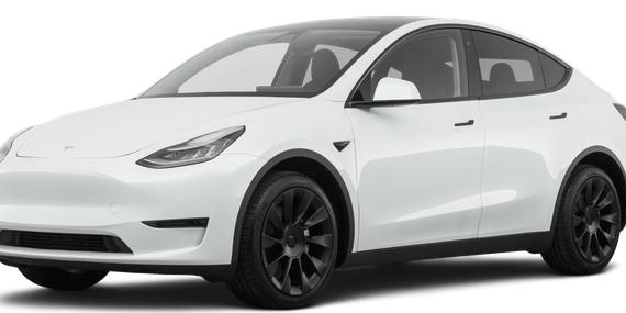 TESLA MODEL Y 2021 5YJYGDEDXMF107615 image